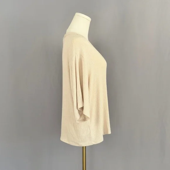 Cream Button-Up Women's Sweater - Picture 4 of 4